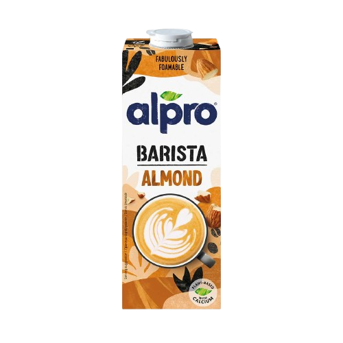 Alpro almond milk...